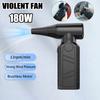 Detachable Violent Fan 130000RPM Electric Air Duster Blower Brushless Mini Turbo Jet Fan Powerful Air Blower Electric Dryer