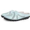 Women Slippers Spring Summer Casual Leather Low Cut Flat Peas Toe Mother