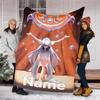 Personalized Custom Name Blanket - Genshin Impact Furina Print Design,Blanket for Sofa,Bed,Travel,Camping - Soft and Warm, Great Gift