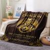 1PC How Train Dragon Patterned Flannel Blanket Suitable For All Seasons For Home Decor Warmth And Comfort Gifts Holiday Present