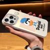 Подходит для Apple 17 чехол для мобильного телефона милый Дональд Дак iPhone16promax лазерный 15pro матовый 13 парный 1