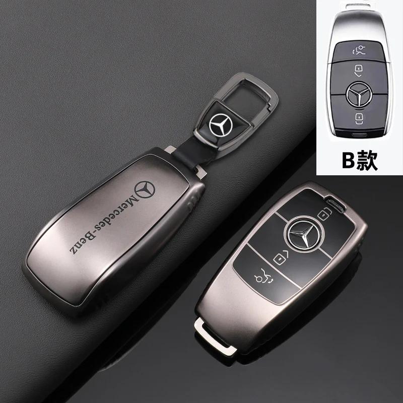 Key Case Cover Car Accessories Fob Protector for Mercedes Benz S400L S450/S500 MaybachS480 Keychain Holder Keyring Shell jgu7
