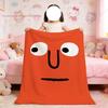 Blanket Funny For Soft Throw Art Blanket for Picnic Bed Sofa Home J-Jean Face Bedroom Fashion J-Jullien Cozy Warm Comfortable