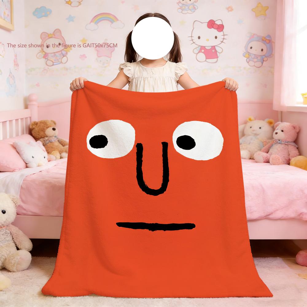 Blanket Funny For Soft Throw Art Blanket for Picnic Bed Sofa Home J-Jean Face Bedroom Fashion J-Jullien Cozy Warm Comfortable
