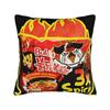 Наволочки для подушек Buldak 3X HOT CHICKEN SPICY RAMEN Винтажная наволочка для стула, дивана, домашнего декора Уютная наволочка