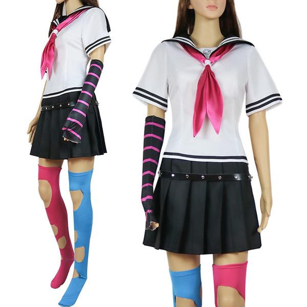 Аниме Данганронпа: Костюм для косплея Trigger Happy Havoc Миода Ибуки