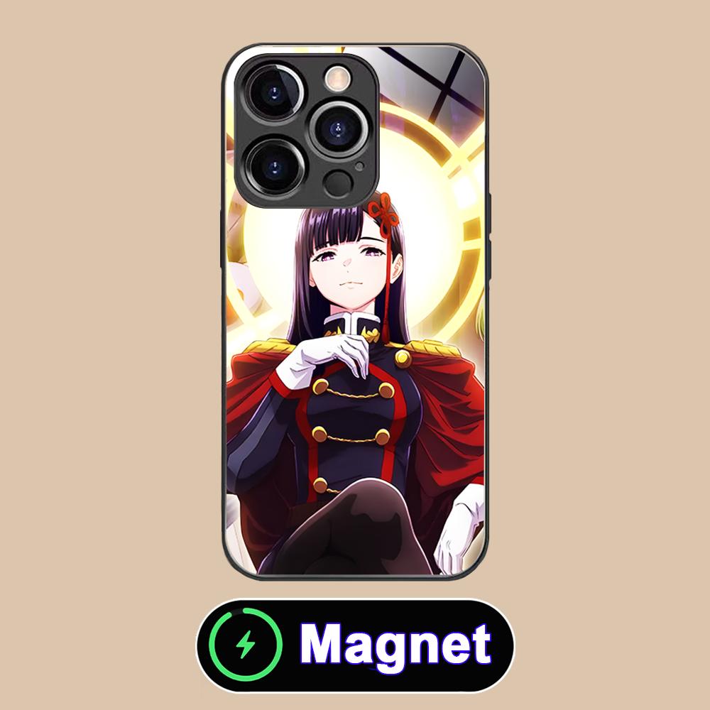 Mato seihei Ren Yamashiro Glass MagSafe Mobile Phone Case for iPhone 17 16 15 14 13 12 11 Air Pro Max Plus Mini Colorful Cover