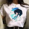 Топ летняя футболка с принтом Genshin Impact, женская, смешная, харадзюку, японская одежда