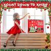 Christmas Blind Box Christmas Advent Calendar with Santa Claus Printed 24 Days Christmas Countdown Calendar for Kids (only Box)