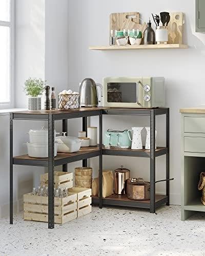 Shelf, 40 X 90 X 180 Cm, 875 Kg Load Capacity (175 Kg Per Shelf), Industrial, Adjustable Storage Shelves, For Living Room, Kitchen, G