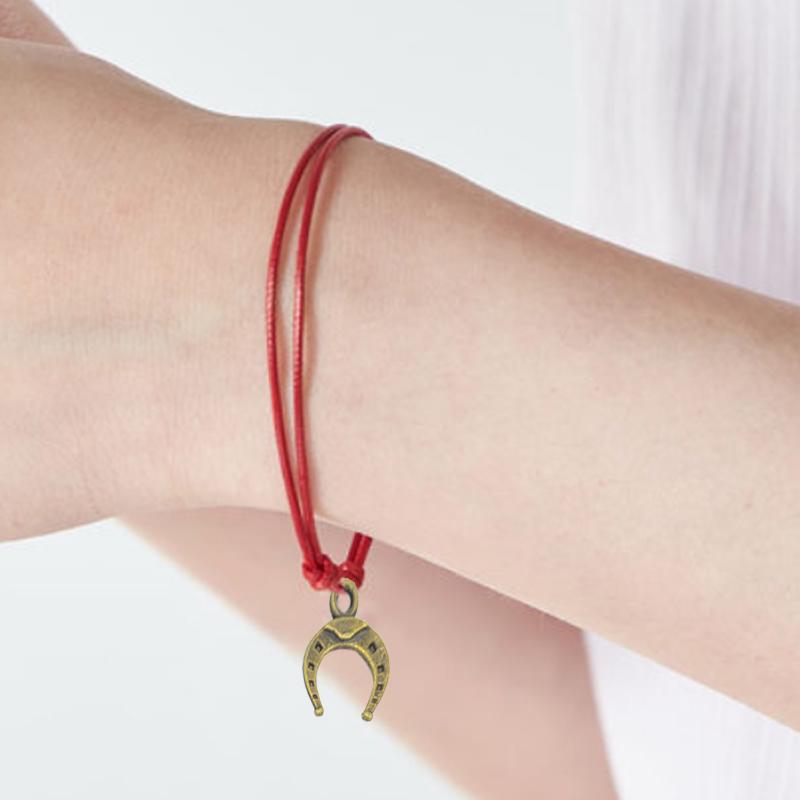 Мода 20 шт./лот ожерелье браслет новый DIY ретро ювелирные изделия аксессуары кулон сплав подкова для ювелирных изделий маркировка