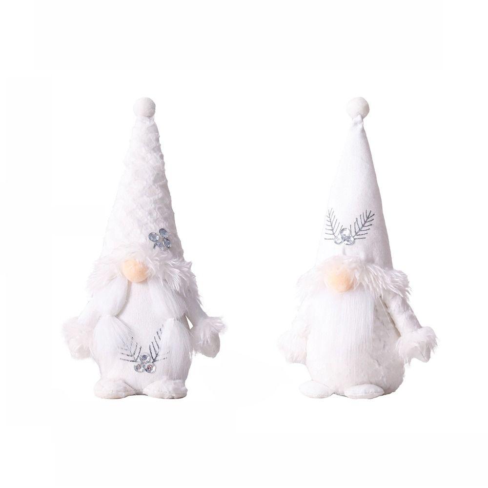 Soft Xmas Navidad Gifts Dwarf Cristmas Ornament Plush Christmas Faceless Doll  Home