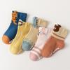 Newborn Plush Sock Autumn Winter Warm Kids Middle Tube Socks  Anti-Cold Baby Footwear Cute Cartoon Children Socks