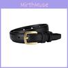 Classic Leather Style Womens Belt With Alloy Pin Closure For Office And Outings