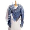 Women's Shawl New Scarf Autumn and Winter Large Plaid Triangle Scarf