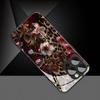 Закаленное стекло с узором "Леопардовая вишня" Чехол для телефона Для iPhone 17 16 15 14 13 12 11 Pro Max 17Air 16E 7 8 15 Plus XR XS X Чехол