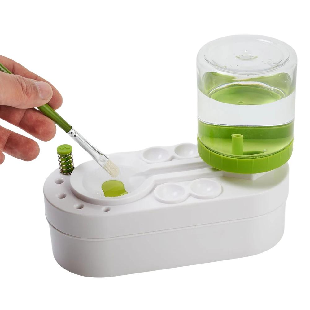 Автоматическая циркуляция воды, машина для очистки кистей, стакан для промывки кистей, чистящее ведро для художественных инструментов, мойка для ручек