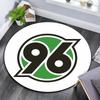 Круглый ковер с принтом ФК «Ганновер 96», Нескользящий моющийся круглый ковер для гостиной, спальни, игровой комнаты, Декор для спортивных болельщиков, Подарок на праздник, день рождения