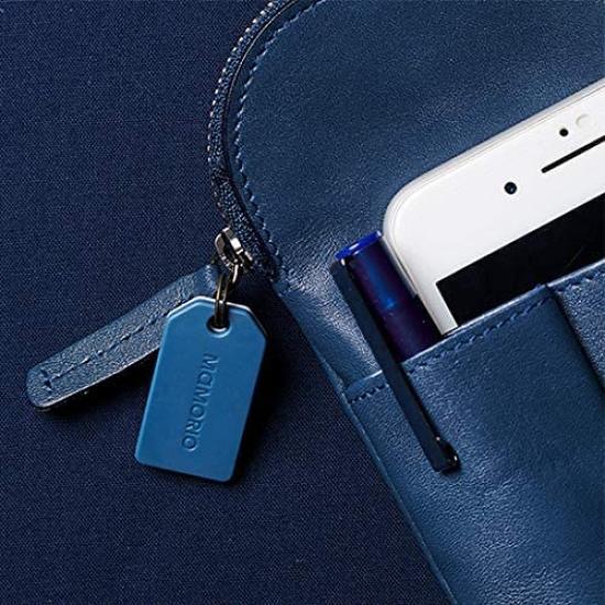 Цепочка MAMORIO Navy Blue. Предотвращение потерь предметов Mamorio и кошельков. (Тип ключа) [Сверхмаленький/Предотвращение утери/Потерянная бирка/Предотвращение потери ключей/Поиск ключей/Трекер]