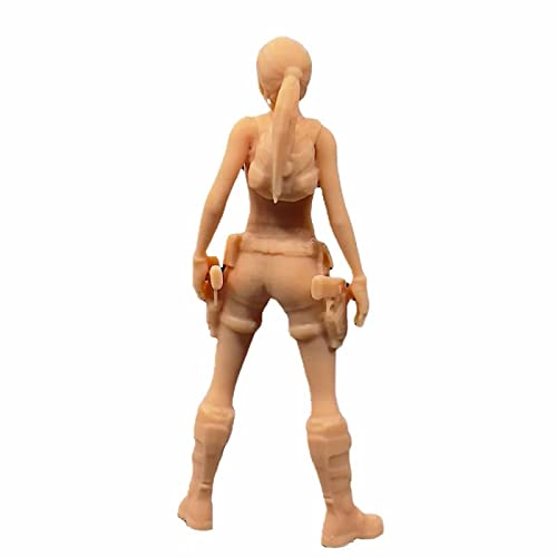 Фигурка ZEDACAKAI 1/64 Красивая перестрелка Аниме Гараж Набор Модель Миниатюрная сцена GK нужно раскрасить самостоятельно-№1