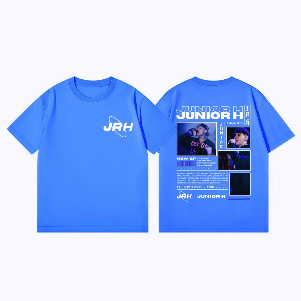 Singer Junior H Graphic T Shirt Men Women Clothing High Quality Fashion Tshirts Summer Casual Loose Cotton Short Sleeve Tshirt