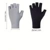 Перчатки Half Finger Ice Silk устойчивы к ультрафиолетовому излучению и обеспечивают простую защиту. Женские тонкие полупальцевые солнцезащитные перчатки