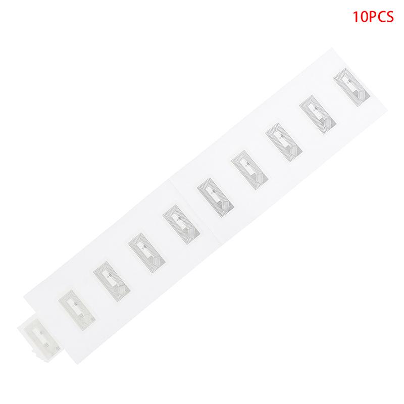 100PCS RFID Sticker Ntag213 NFC Chip 2x1CM Wet Inlay 1356MHz Tag Slim Design for Logistic Management