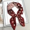 Строго отобранные 70 шелковых шарфов, небольшие квадратные шарфы из искусственного шелка для женщин, ретро-высококачественные тонкие универсальные профессиональные шарфы