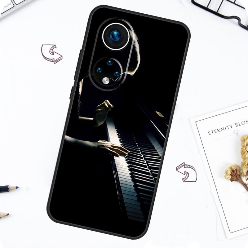 Чехол-клавиатура с дизайном клавиш пианино Для Honor Magic 7 Lite 5 6 Pro Honor 200 50 70 90 Lite X8b X9a X8a X8 X9 X9c X9b Чехол
