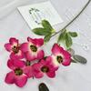 12 шт. Искусственные Цветы Шелковые Красный Кролик Подсолнух Искусственный Цветок Симуляция Морской Анемон Ветка Растение Декор Торгового Центра
