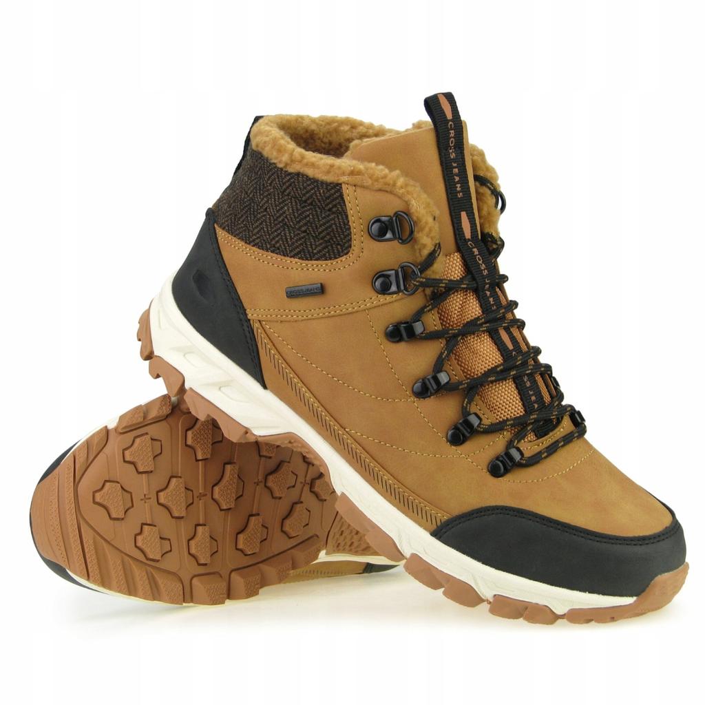 Cross Jeans KK1R4021C - Men's Insulated Camel Hiking Boots