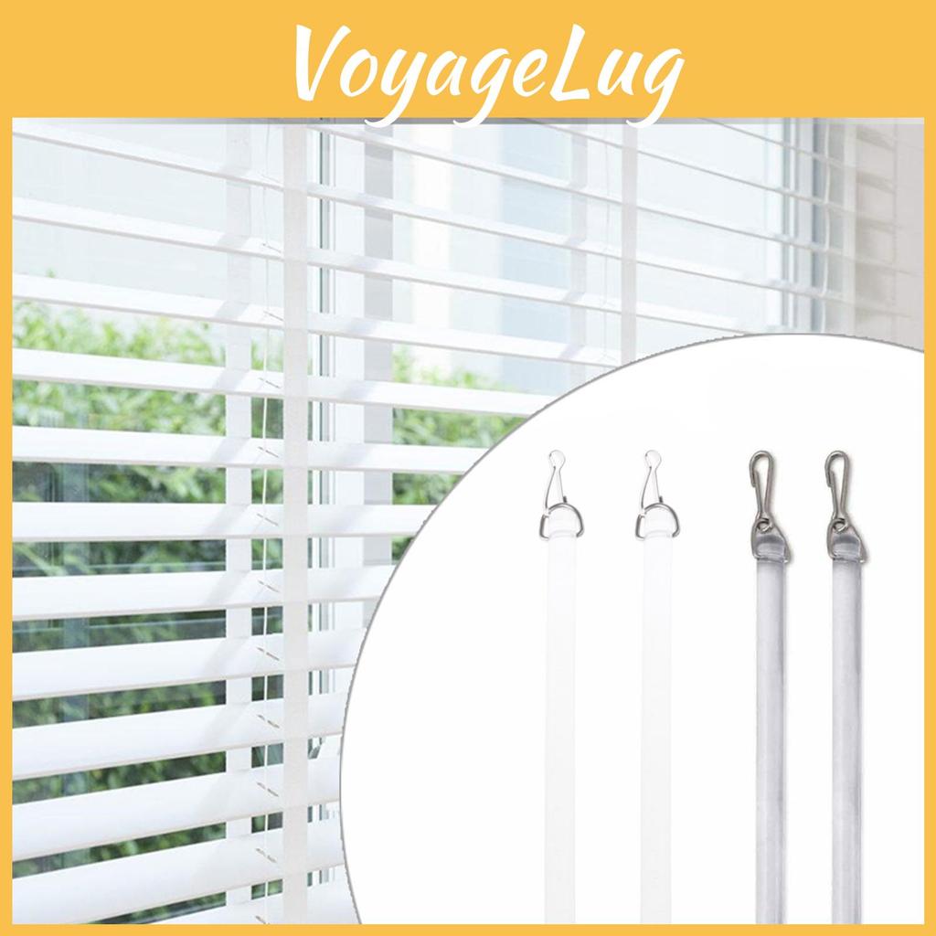 Wand 2pcs Pull Plastic Curtain For Window Curtain Opener Accessories Universally Drapery Pull Rod Stick With Metal Hook