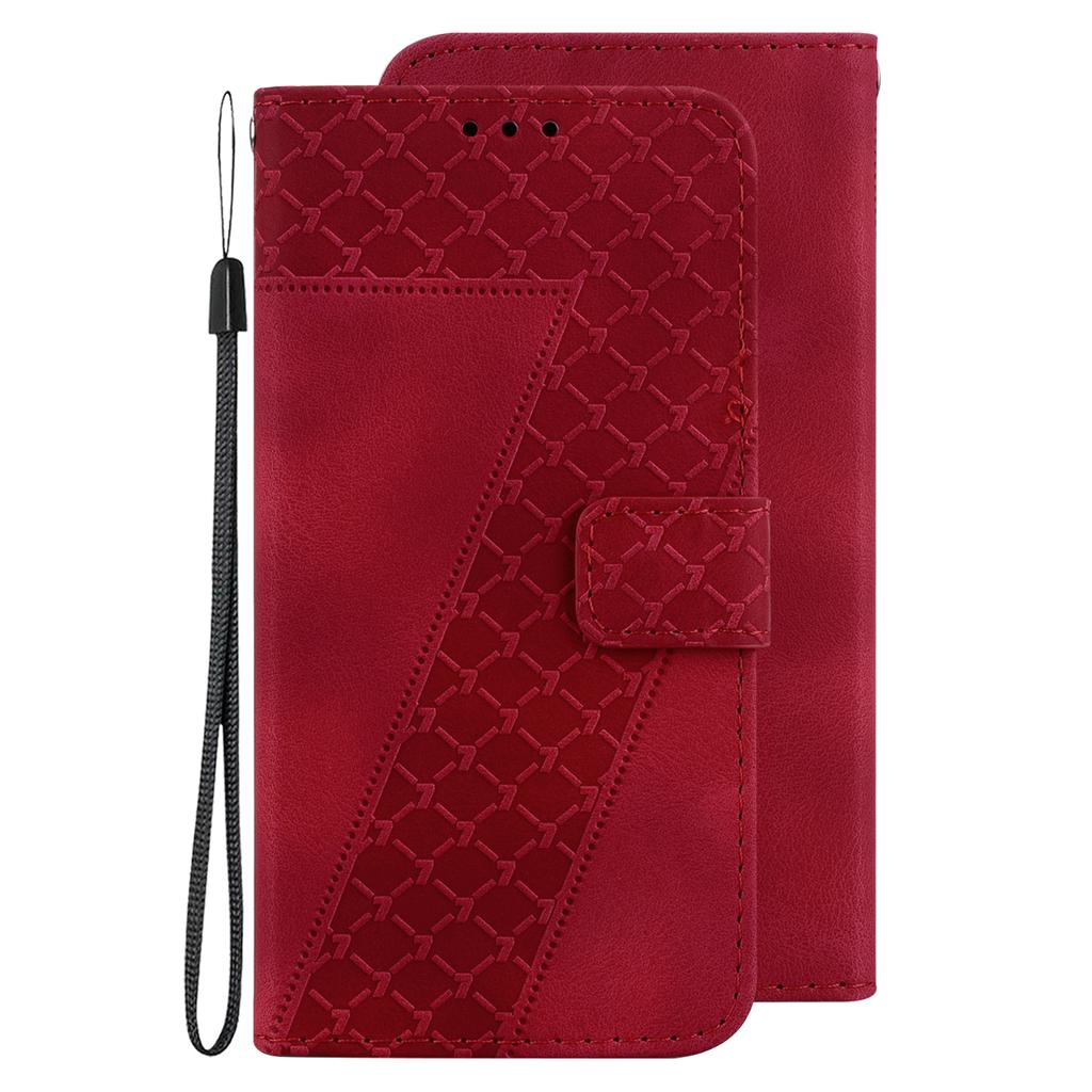 7 Shaped Embossing Flip Leather Case For Nokia XR21/G42/C12/C22/C32/G22/C31/X30/G60 Kickstand Wallet Card Slots Cover for Nokia C21 G11 Plus G300 G11