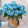 Artificial Daisies Real Touch Plastic Wildflowers Wedding Bridal Bouquet Tabletop Floral Arrangement Faux Daisy Home Decoration