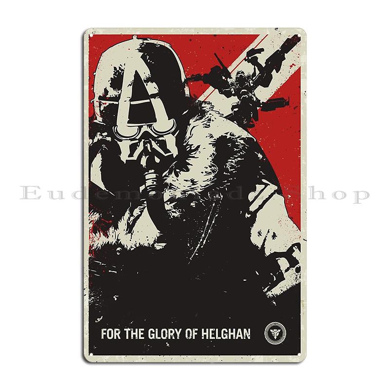 Join the Death Korps Recruitment Poster Glory Of Helghan Alternative Killzone Metal Rusty Classic Cinema Design Tin Sign Poster