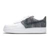 Nike Air Force 1 07 LV8 Набор из переработанной шерсти — белые светло-дымчатые мужские кроссовки Прозрачный черный CV1698-100