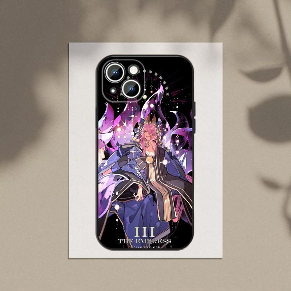 Чехол для телефона Fate-Grand-S Order Аниме для Apple iPhone 15,14,13,12,11,XS,XR,X,8,7,Pro,Max,Plus,mini Силиконовый Черный Чехол