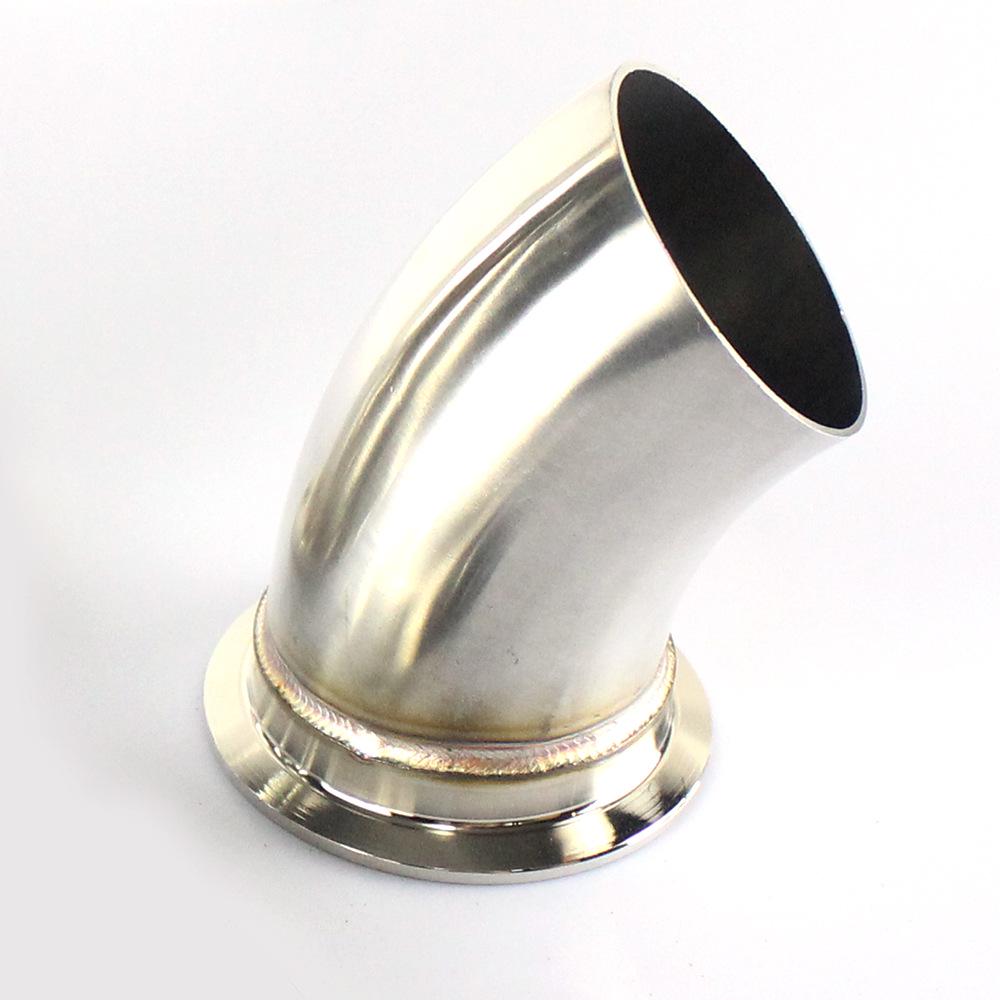 Universal Stainless Steel Car Exhaust Pipe Clamp with V-Type Buckle Flange – 304 Grade