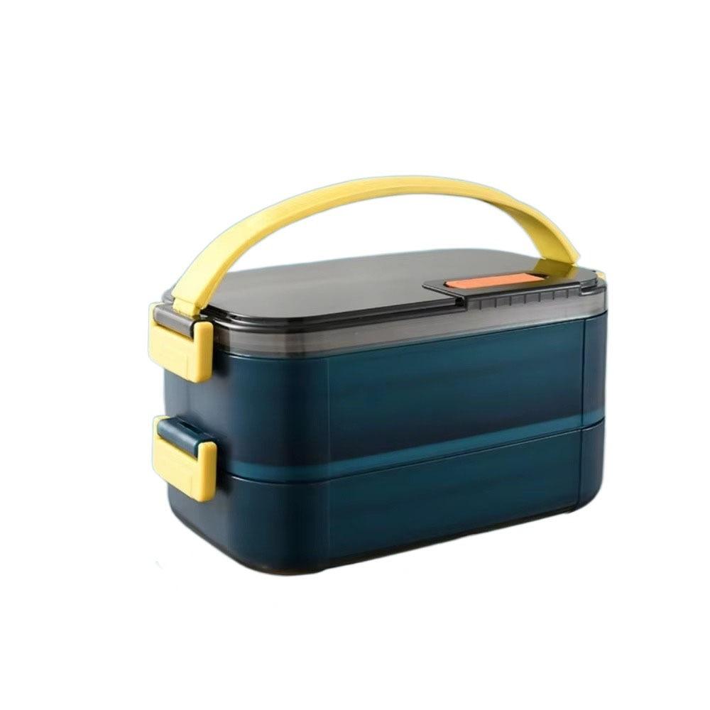 Stainless Steel Portable Insulated Lunch Box Sealed Design Food Snacks Box  School