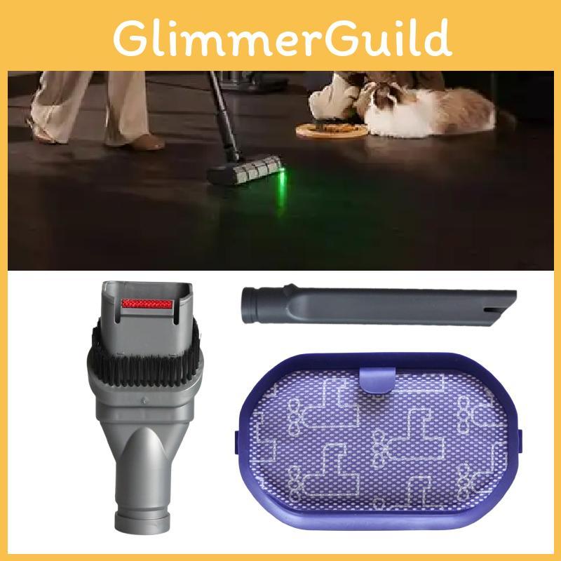 2 In 1 Brush Head Crevice Tool Filter Kit For Vacuum Cleaner Dyson Dc31 Durable