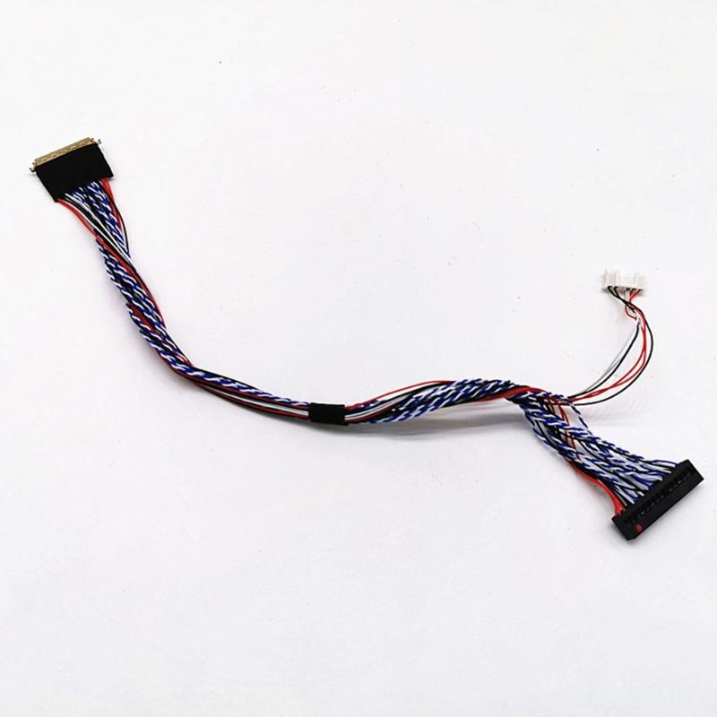 Универсальный кабель LVDS 20453-20455 40pin 2 канала 6 бит Кабель-линия для экрана ЖК-панели 14-18,4 дюйма