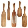 Teak Wood Wooden Spatula Non-Stick Wooden Ladle Skimmer Kitchen Utensils Tools  Sourdough Starter