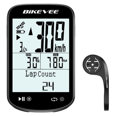 Беспроводной GPS-велокомпьютер Bikevee Велосипедный спидометр и одометр Автоматический