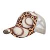 New Baseball Leopard Print Horizontal Bar Net Cap Baseball Cap Sun Hat