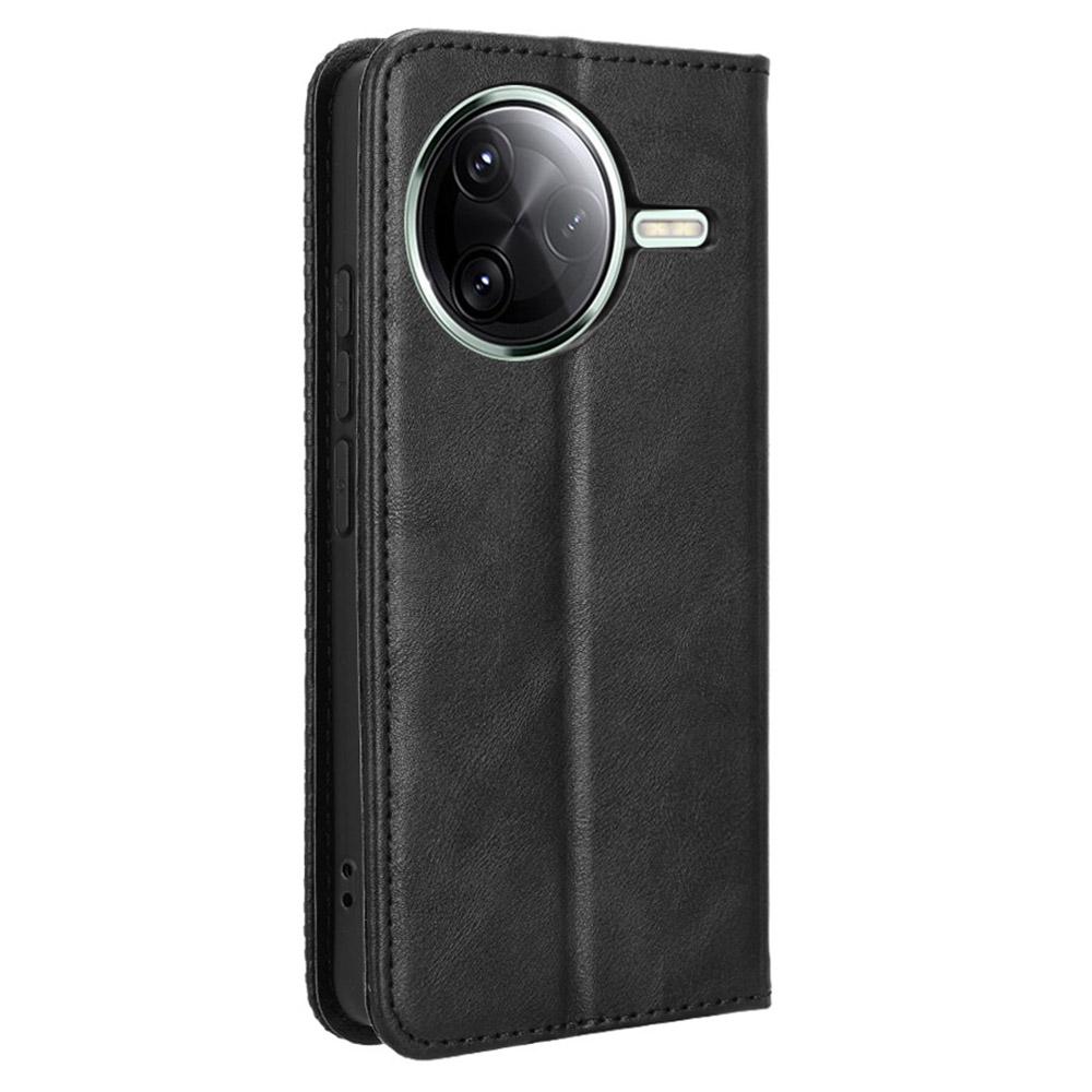 Кожаный чехол-кошелек с подставкой с ретро-текстурой для Xiaomi Redmi K80 5G/K80 Pro 5G/Poco F7 Pro 5G/Poco F7 Ultra 5G