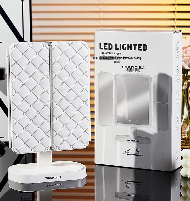 LED Lighted Tabletop Beauty Mirror - Perfect Holiday Gift for Girlfriend or Best Friend