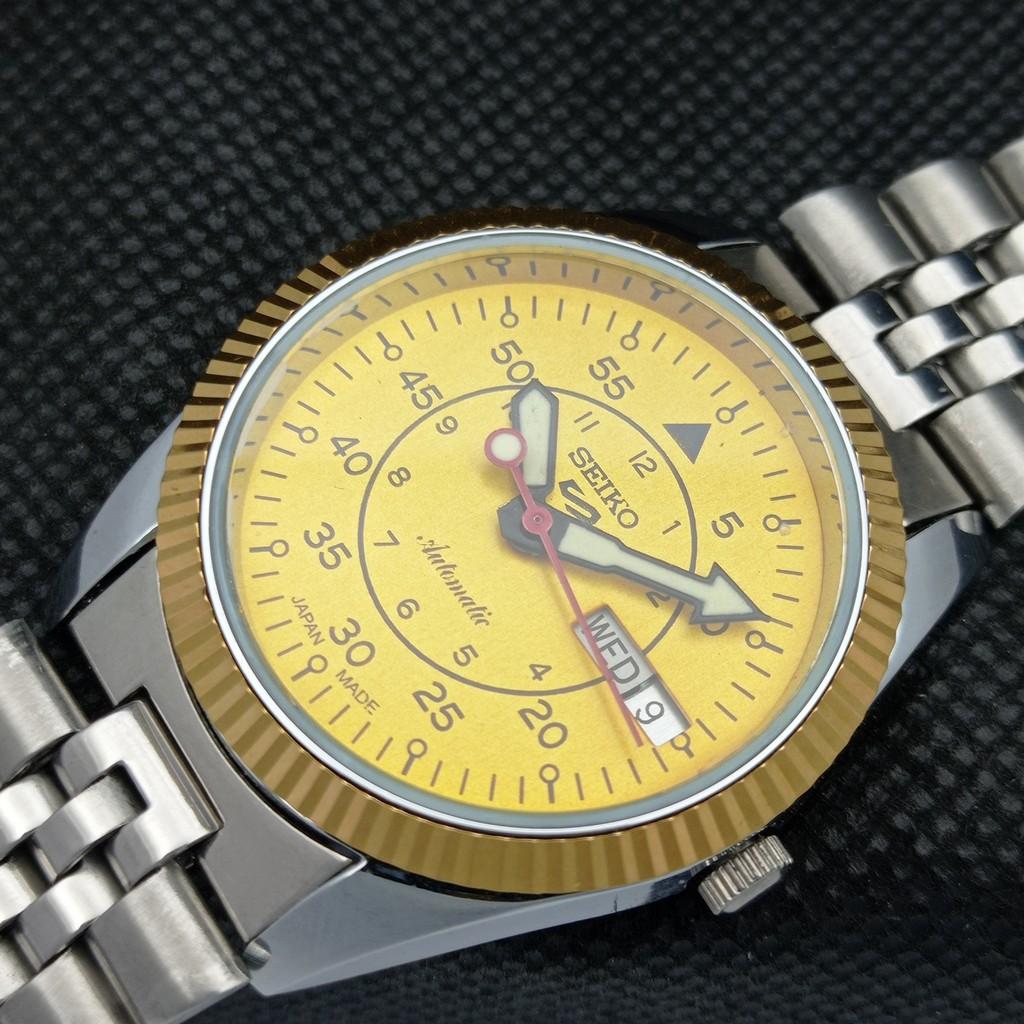 ВОССТАНОВЛЕННЫЕ SEIKO 5 PRESIDENT AUTOMATIC MENS JAPAN WATCH BACK 575b-a305241-2