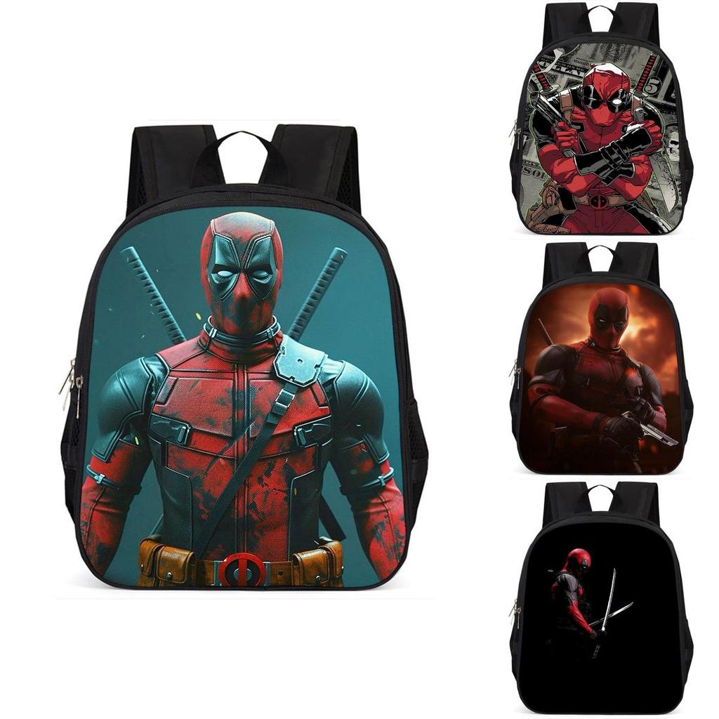 Spacious 15 Inch Deadpool Backpack For Boys And Girls With Large Capacity Design