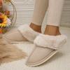 Fashion Winter Fluffy Soft Home Slippers for Women Indoor Living Room Warm Cotton Slippers Woman Comfort Non Slip House Shoes Flip Flops