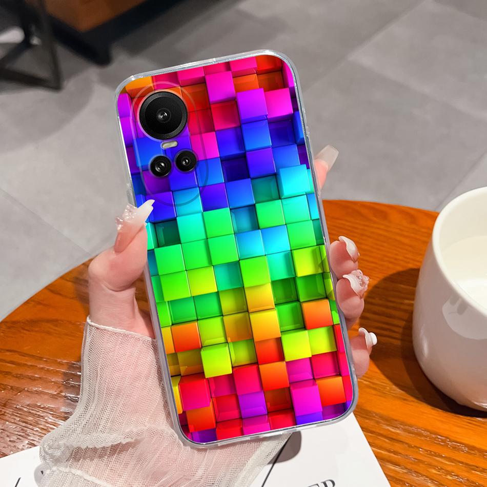 Чехол для Oppo Reno 10 Pro 5G Специальный Мягкий Силиконовый Прозрачный Противоударный Чехол для Телефона для Oppo Reno10 10Pro Задняя Крышка Funda Capa